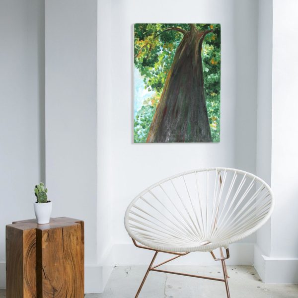 Bild Handgemalt Acryl Leinwand 60x80 cm "Baum"