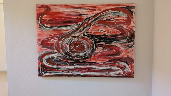 PXL_20250629_143340881.MP Bild Handgemalt Acryl Leinwand 80x60 cm "Wild"