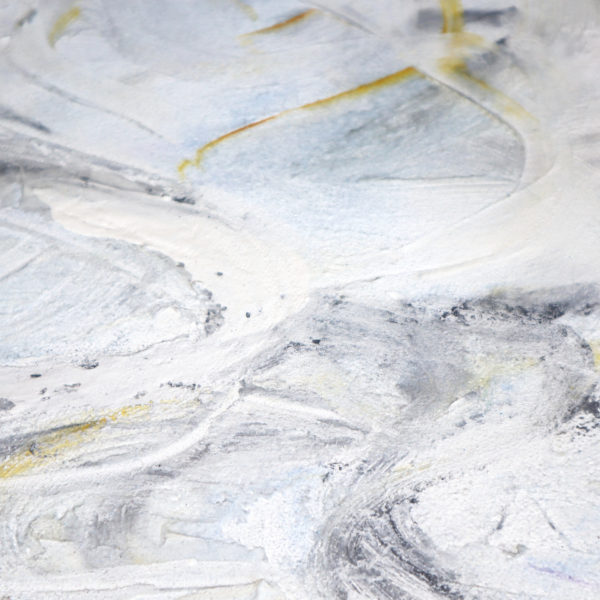 Skihang-6 Bild Handgemalt Acryl Leinwand 40x80 cm Abstrakt