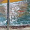 Bilder Handgemalt Acryl Leinwand "Ostsee" Original 3er Set H 80cm / B 40 bis 120 cm