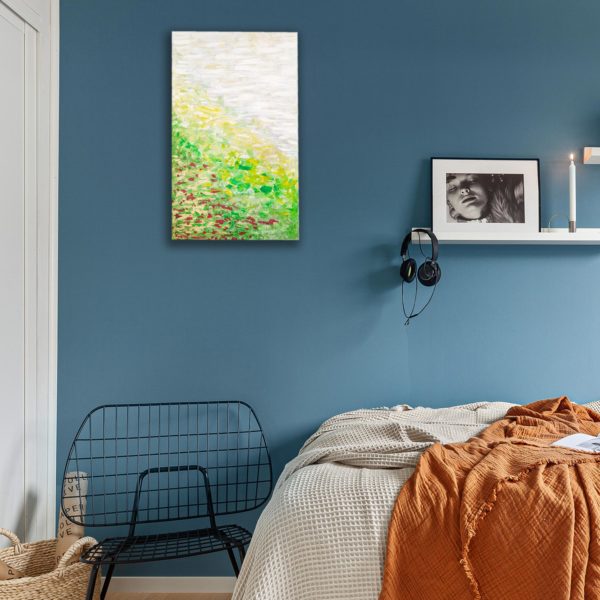 mit-Schlafzimmer Bild Handgemalt Acryl Leinwand 50x80 cm "Sommer"