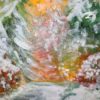 Der-erste-Schnee-4 Bild Handgemalt Acryl Leinwand 75x60 cm "Der erste Schnee"