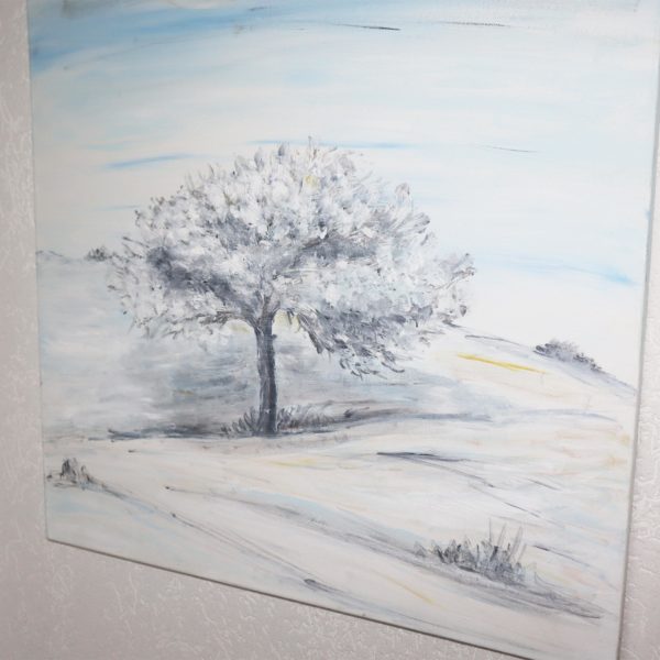 IMG_3803 Bild Handgemalt Acryl Leinwand 60x80 cm "Winter"