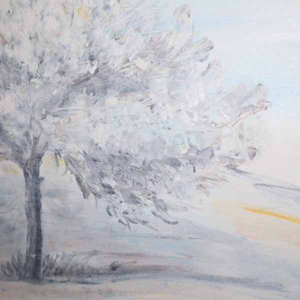 IMG_3804 Bild Handgemalt Acryl Leinwand 60x80 cm "Winter"