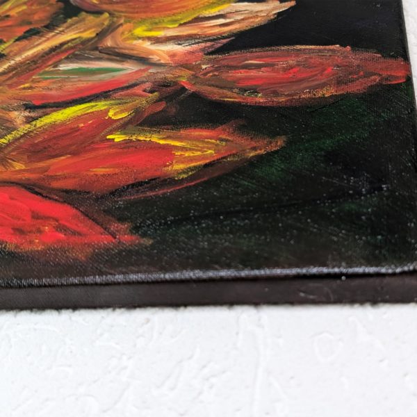 PXL_20250926_133040104 Bilder Set Handgemalt Acryl "Herbst" 2x(40x40 cm)