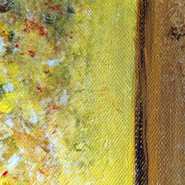 PXL_20250926_143028841 Bild Handgemalt Acryl Leinwand 40x50 cm "Die kleine Mohnblume"