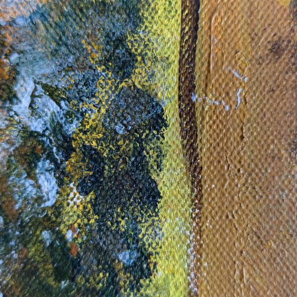 PXL_20250926_143035036 Bild Handgemalt Acryl Leinwand 40x50 cm "Die kleine Mohnblume"