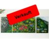 Bilder Handgemalt Acryl Leinwand "Blumenwiese" Original 3er Set H 70 / B 50-100 cm